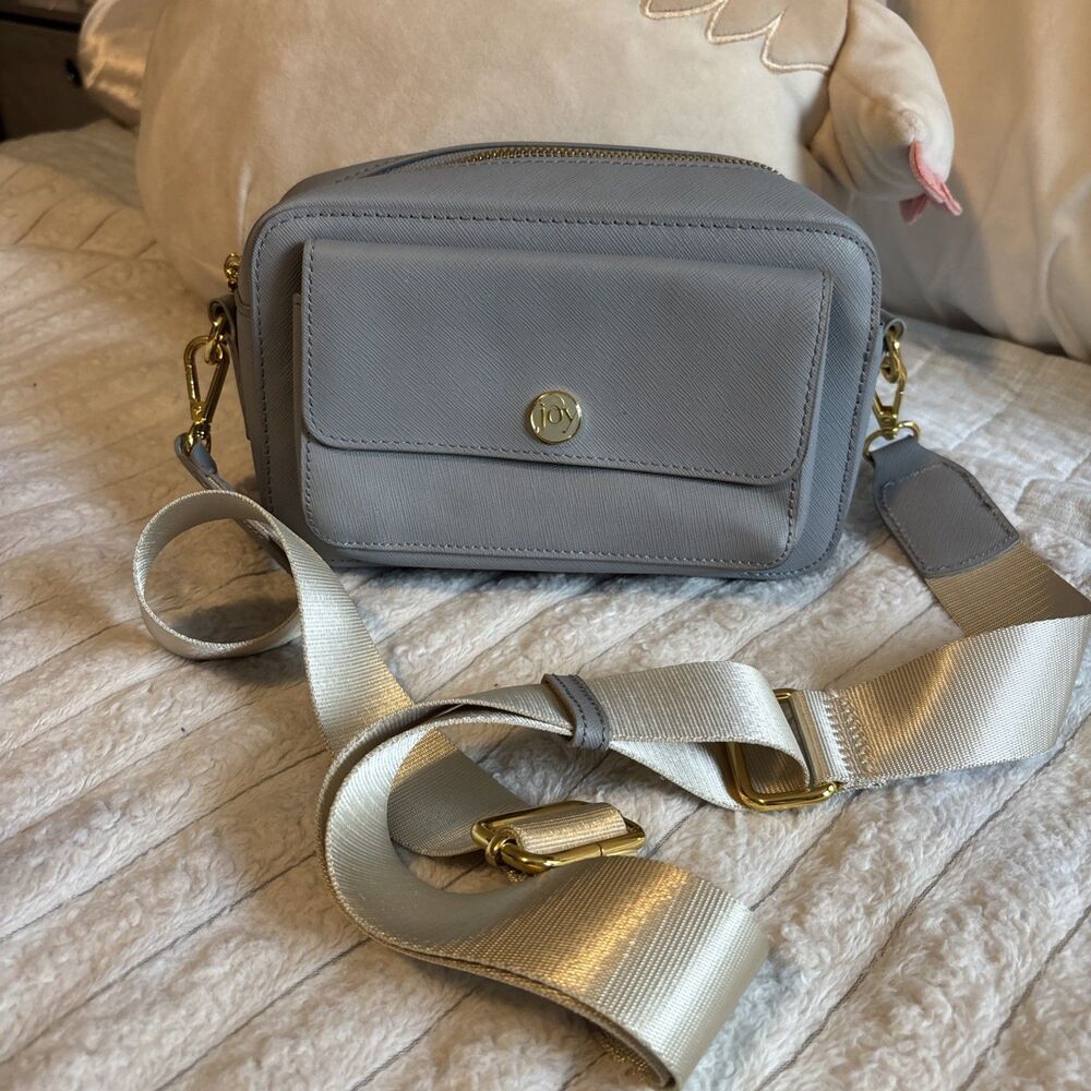 Joy Clean And Chic Saffiano Leather Crossbody Bag